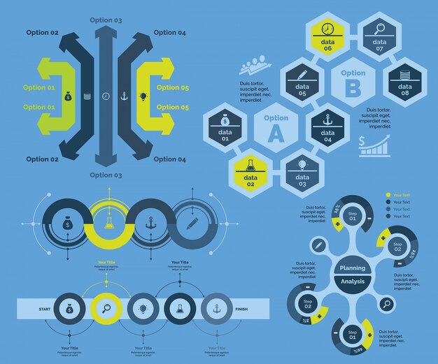 Opciones del diagrama de soluciones empresariales
