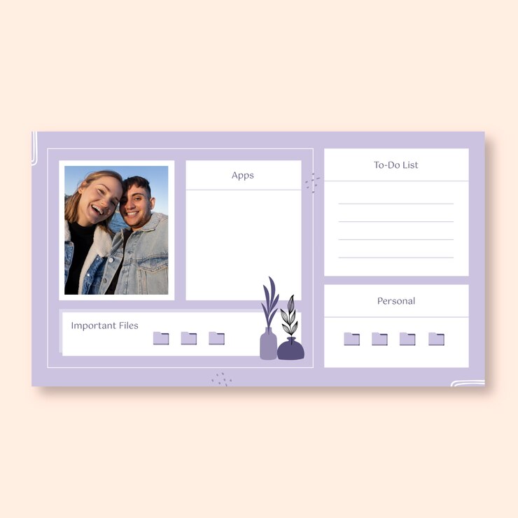 Vector gratuito organizador de colores pastel estético con fondo de escritorio de lista de tareas pendientes