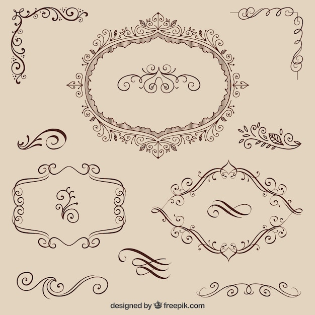 Ornamento de la boda Colección