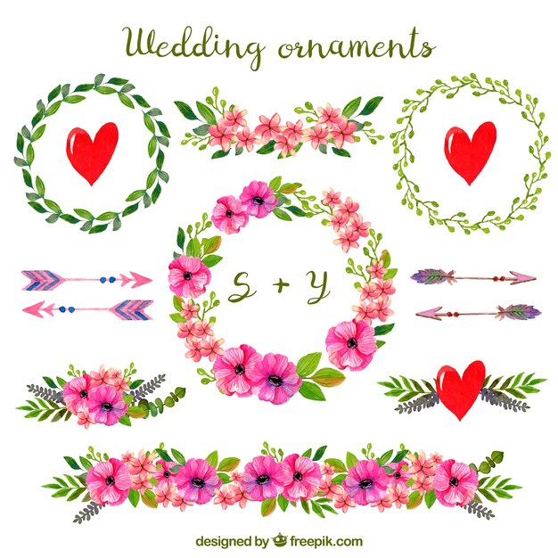Ornamentos para bodas