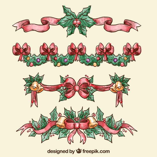 ornamentos de navidad pintados a mano