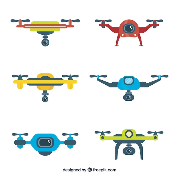 Pack adorable de drones modernos