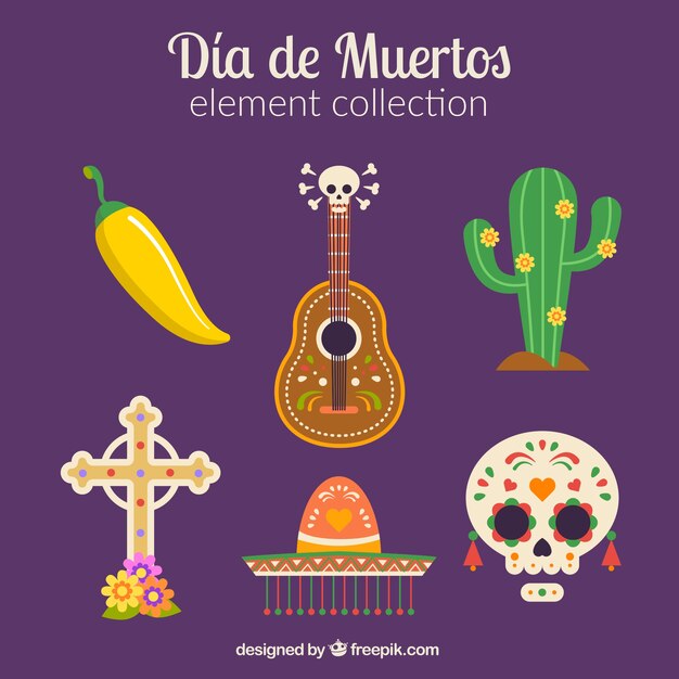 Pack adorable de elementos mexicanos