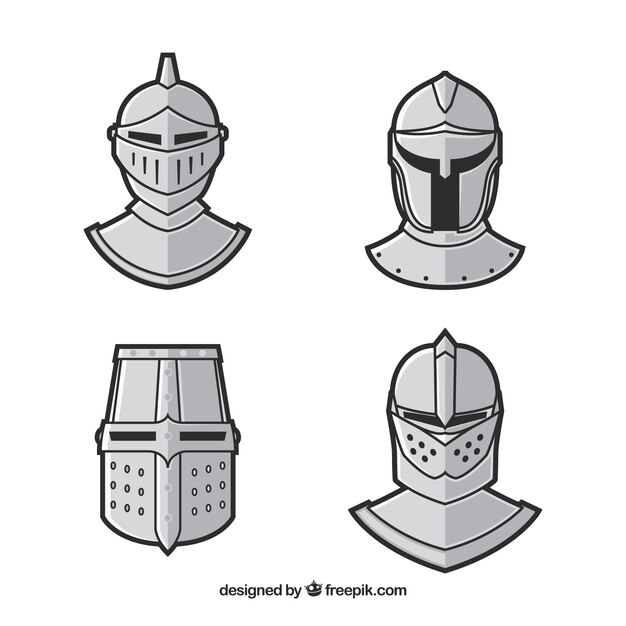 Pack de armadura dibujada a mano 