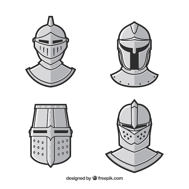 Pack de armadura dibujada a mano