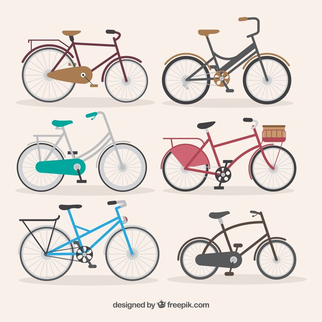Pack de bicicletas vintage 