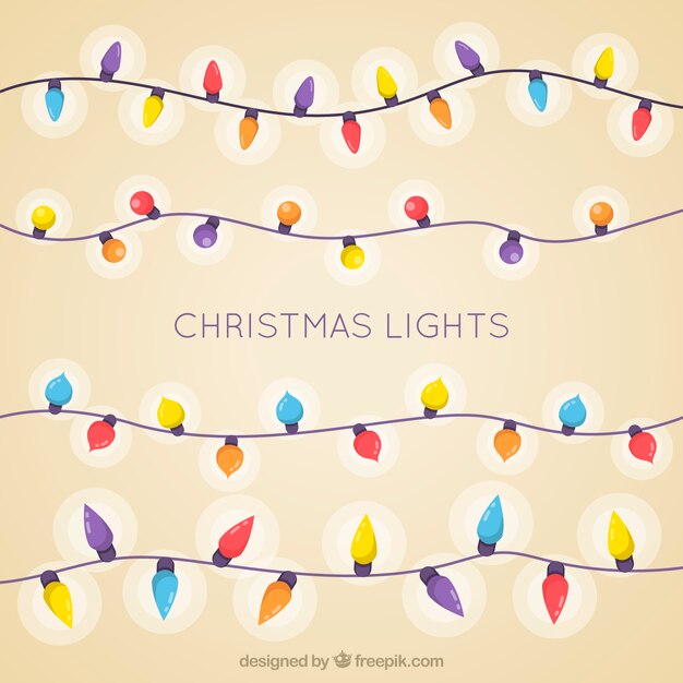 Pack bonito de luces de navidad