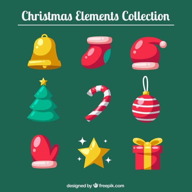 Pack de bonitos adornos de navidad 