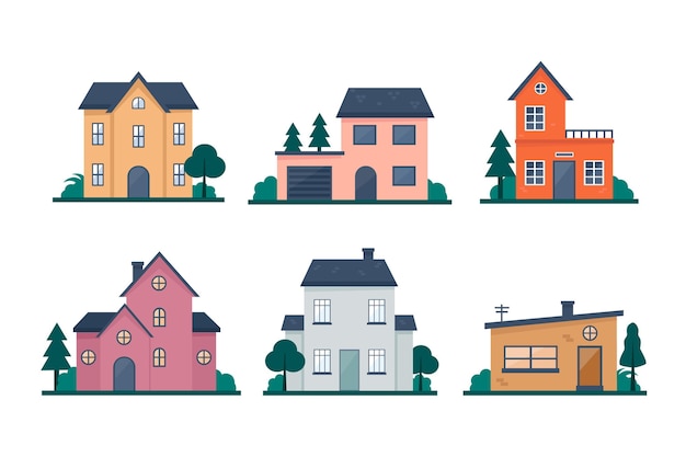 Pack casa de diseño plano