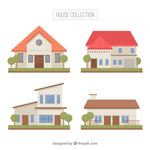 Pack de casas flat