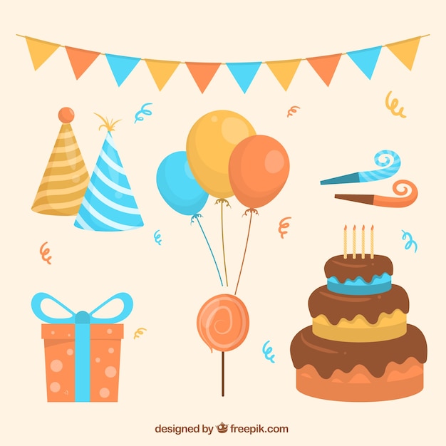 Pack de decoración de cumpleaños 