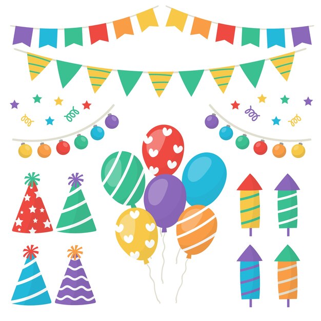 Pack de decoraciones de cumpleaños