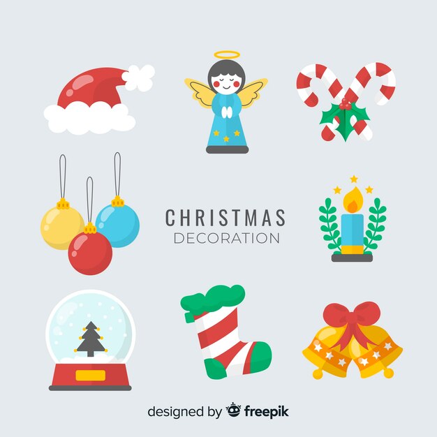 Pack de decoraciones de navidad
