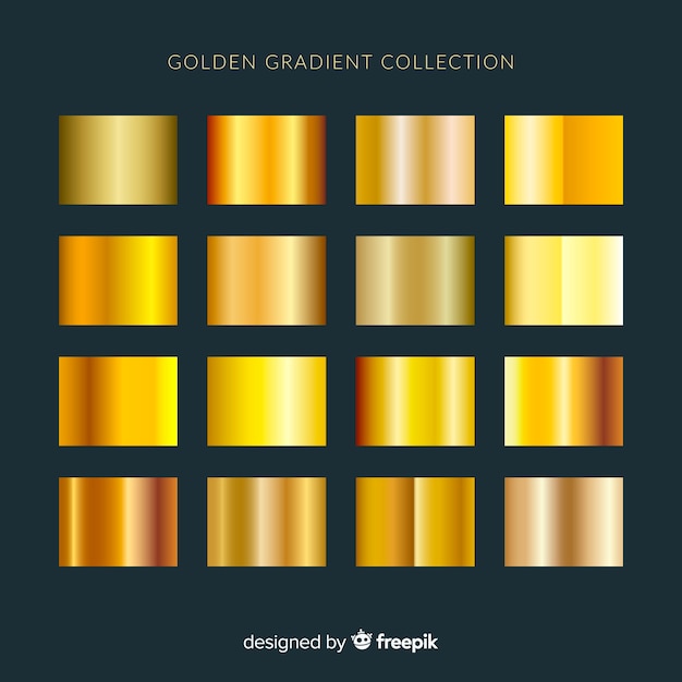 Pack degradado dorado brillante
