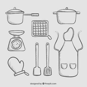 Imágenes de Utensilios Cocina Dibujo - Descarga gratuita en Freepik