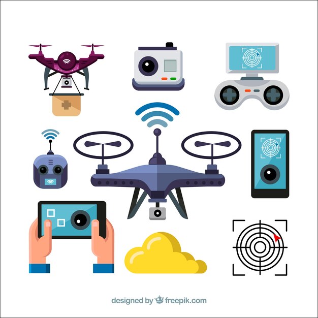 Pack divertido de elementos de drones
