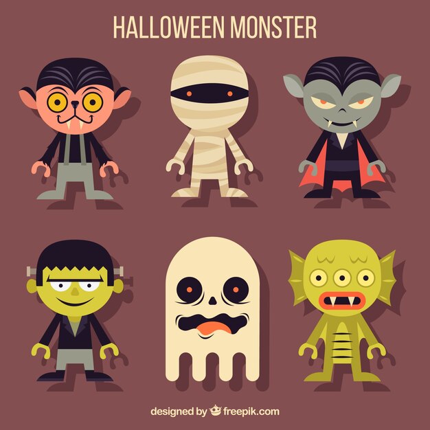 Pack de divertidos disfraces de halloween 