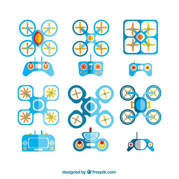 Pack de drones con estilo bonito