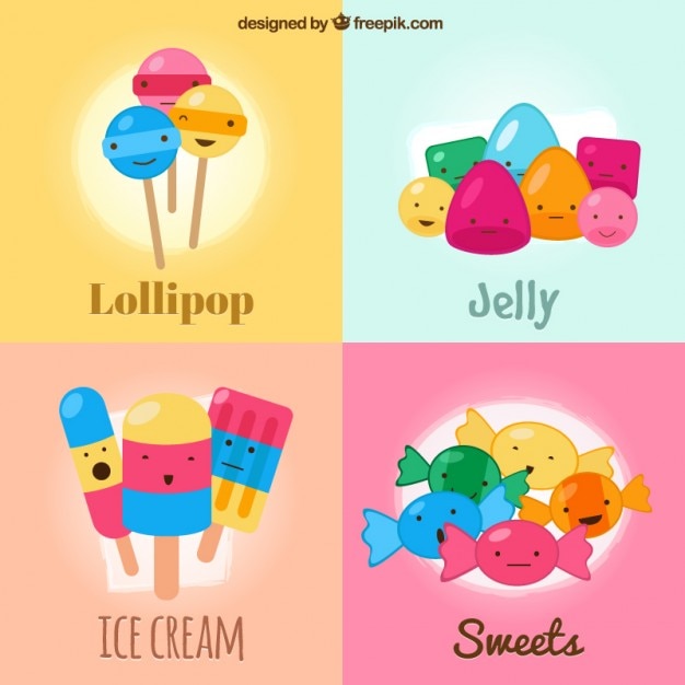 Pack de dulces y helado