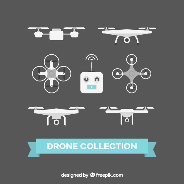 Pack elegante de drones planos