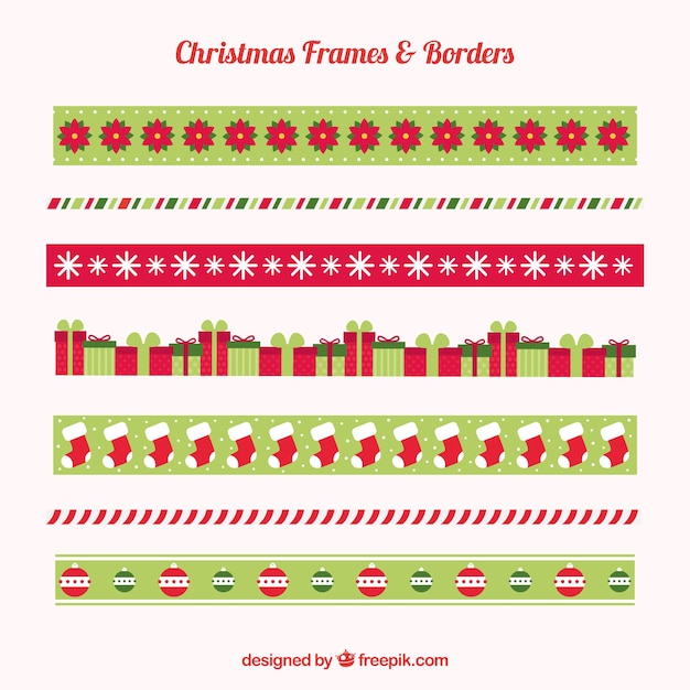 Pack de elementos decorativos navideños 