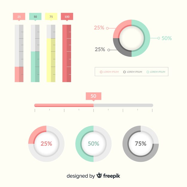 Pack de elementos infográficos