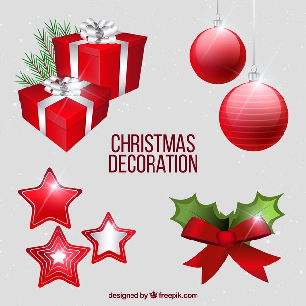 Pack de elementos navideños 