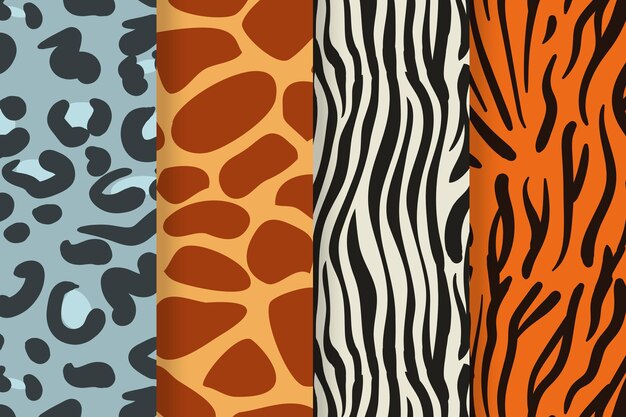 Pack de estampados de animales modernos