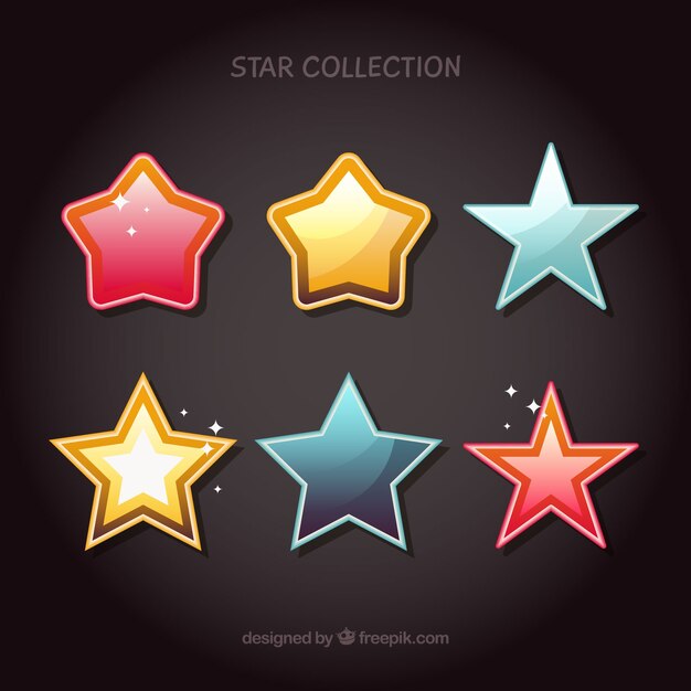 Pack de estrellas coloridas
