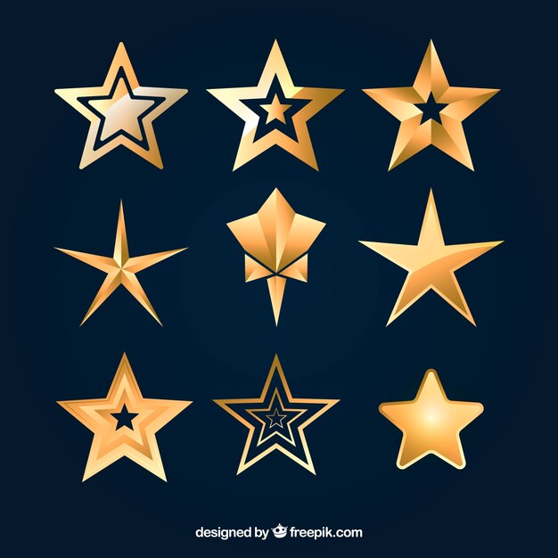 Pack de estrellas decorativas