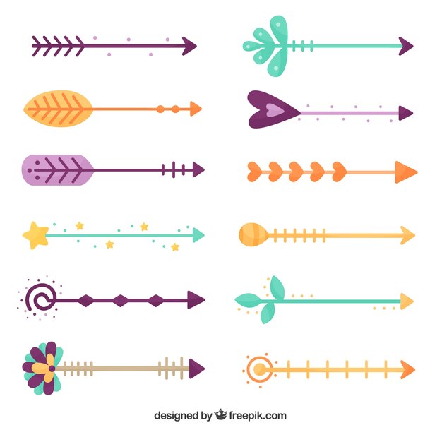 Pack de flechas boho