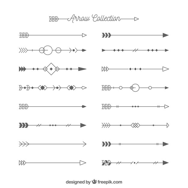 Pack de flechas infográficas