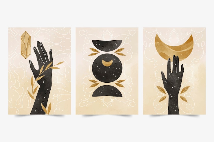 Vector gratuito pack de fundas de acuarela boho