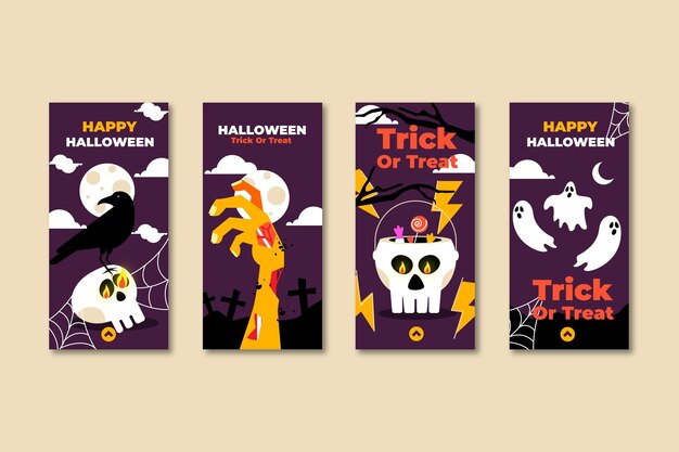 Pack de historias de instagram para halloween