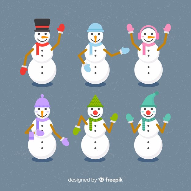 Pack de hombres de nieve