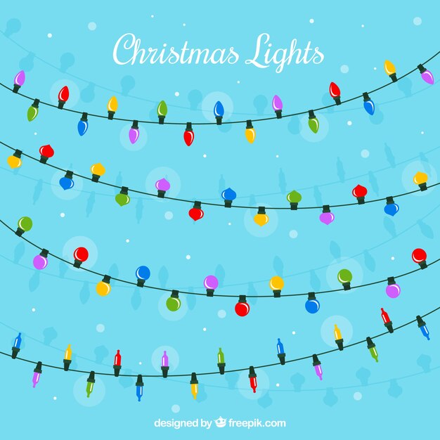 Pack de luces de navidad decorativas