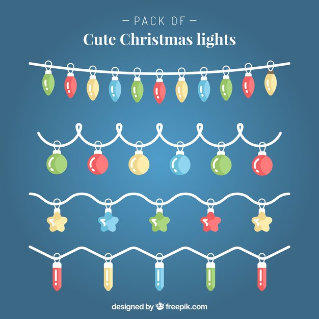 Pack de luces de navidad