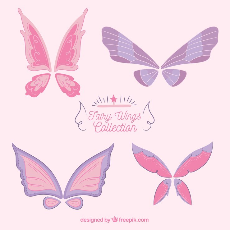 Vector gratuito pack de mariposas dibujadas a mano 