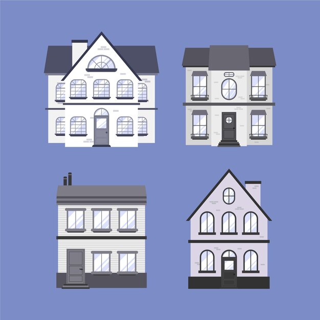 Pack mínimo de casas diferentes
