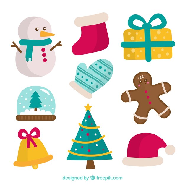Pack navidad guirnalda personajes