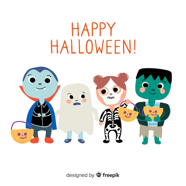 Pack de niños de halloween