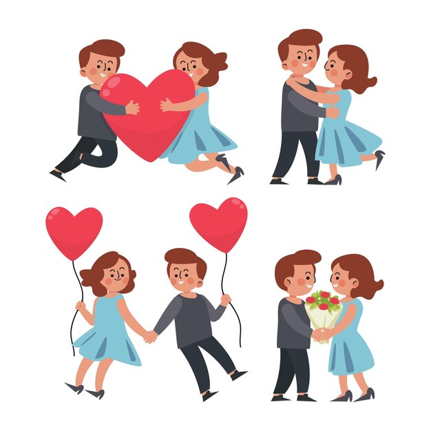 Pack pareja plana san valentin