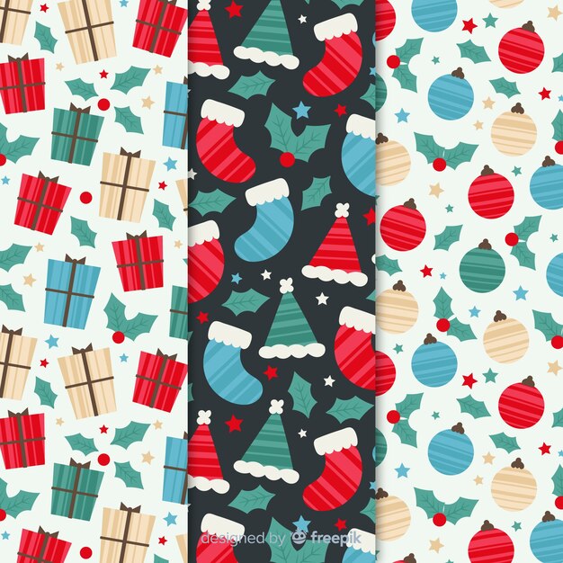 Pack de patrones de navidad