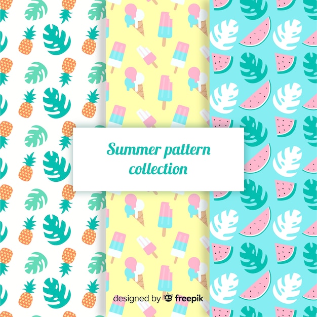 Pack patrones verano planos