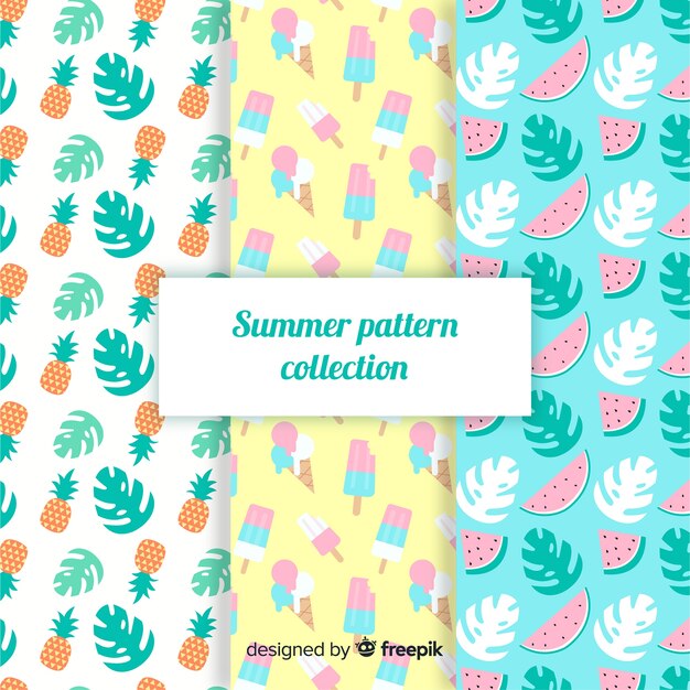 Pack patrones verano planos