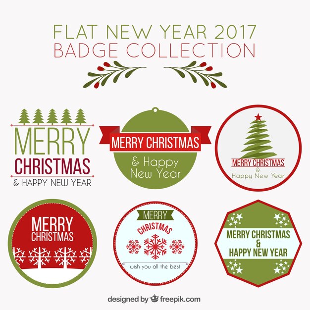 Pack de pegatinas decorativas de año nuevo