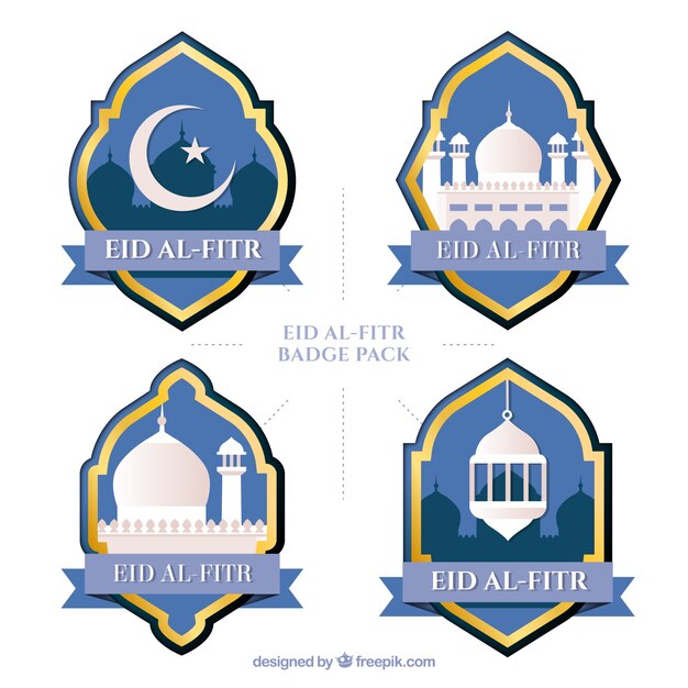 Pack de pegatinas de eid al fitr 