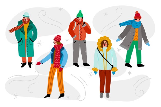 Pack de ropa de invierno para personas