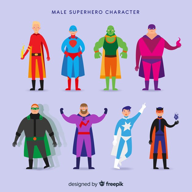 Pack de superheroes
