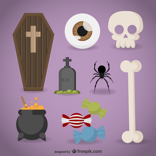 Pack de vectores de Halloween